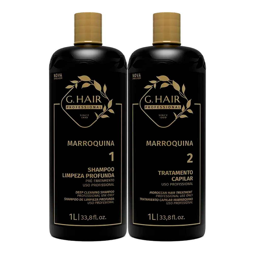G.hair Marroquina Smooth Treatment Kit 1 Liter - brazilmulticosmetics