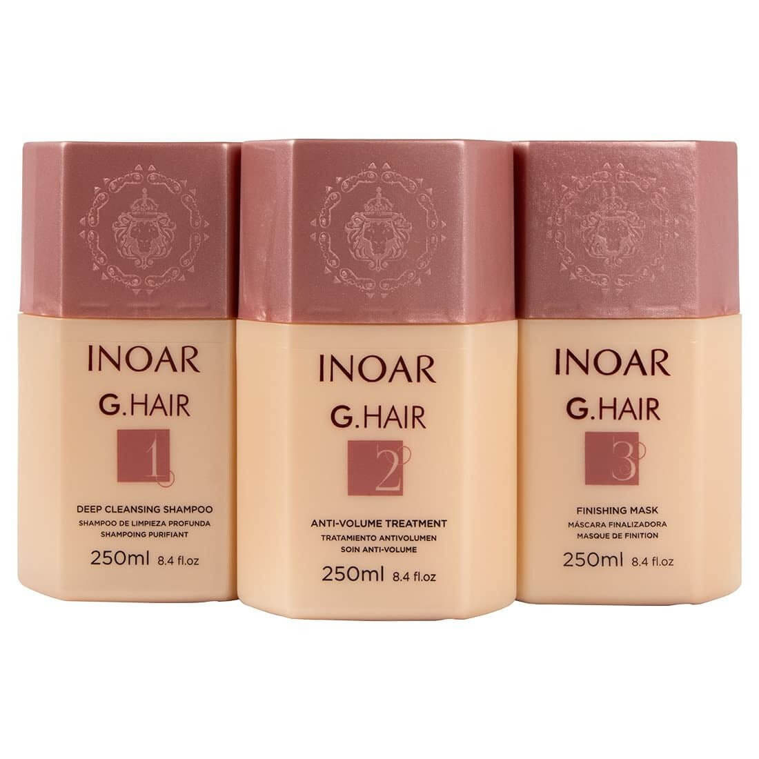 Inoar G.Hair Keratin Smoothing Treatment Kit 300ml - brazilmulticosmetics