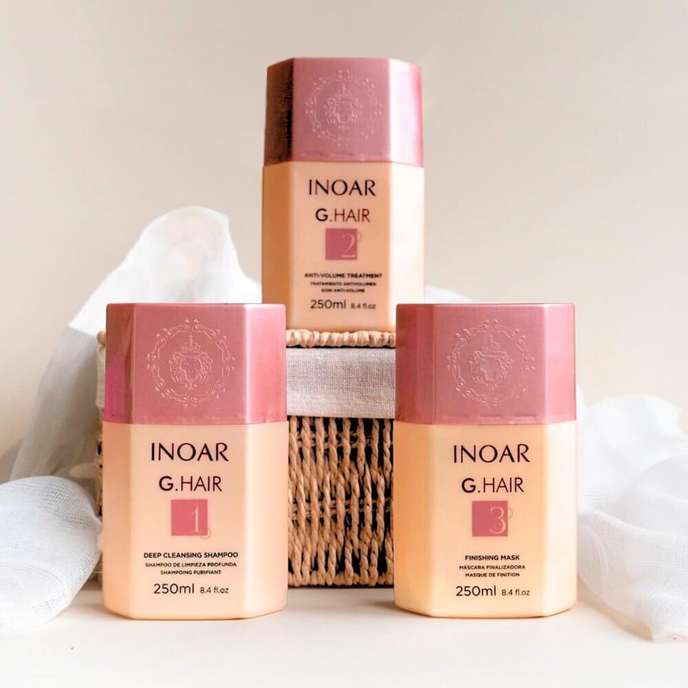 Inoar G.Hair Keratin Smoothing Treatment Kit 300ml - brazilmulticosmetics